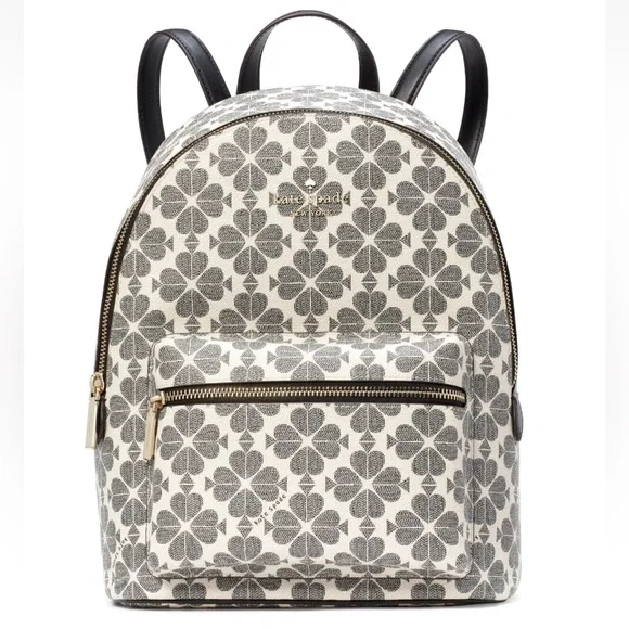 Kate Spade Spade Flower Medium Backpack Signature
Logo Black Multi NWT - Picture 5 of 17